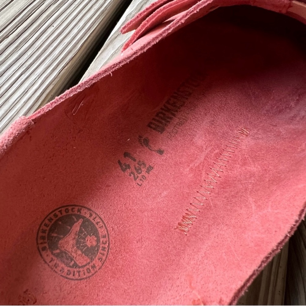 Birkenstock Buckley Clog pink clay 41 US size 10 - 10.5 nearly new - Picture 7 of 8